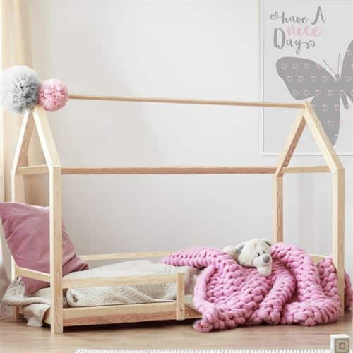 Lit cabane Nessi 90x190 cm - Bois