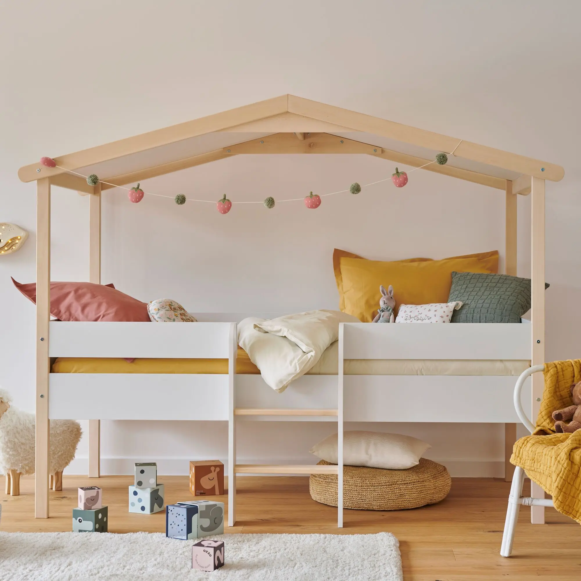 Lit cabane Wilo 90x190 cm - Bois
