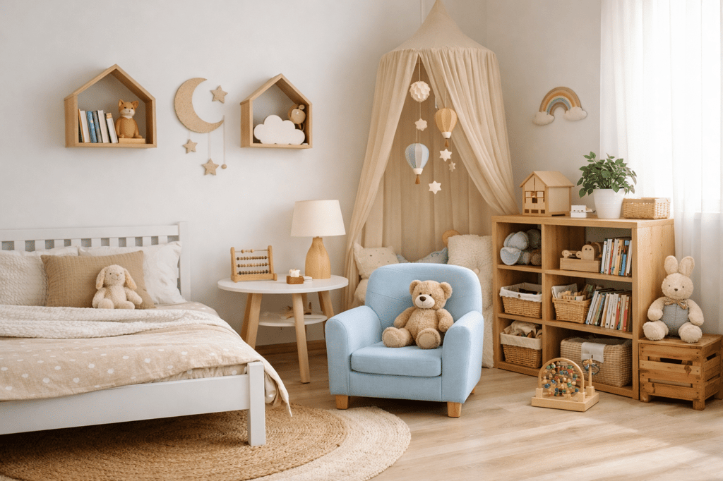 Aménagement chambre enfant : créer un espace fonctionnel et apaisant