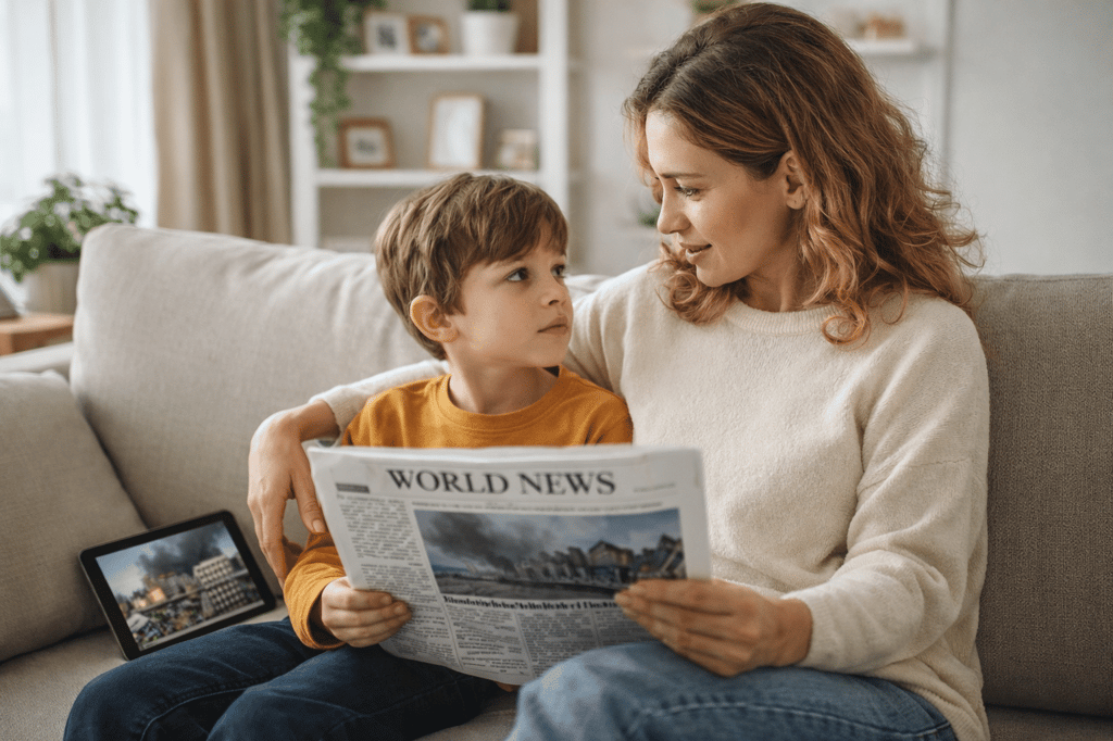 Comment expliquer la guerre aux enfants et apaiser leurs inquiétudes ?