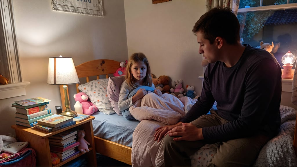 Enfant anxieux le soir : pourquoi les angoisses apparaissent au coucher ?