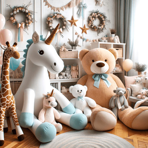 La peluche géante : un cadeau parfait pour un nouveau-né