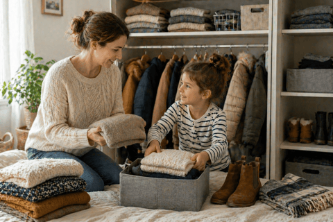 Comment bien ranger les vêtements d’hiver pour les retrouver en parfait état
