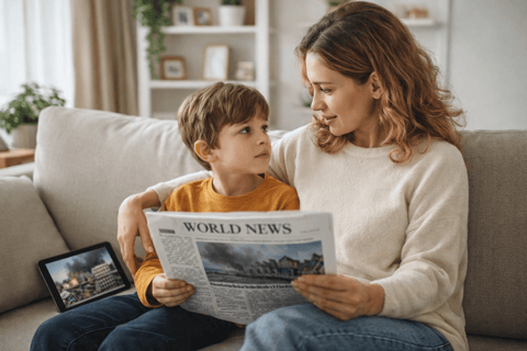 Comment expliquer la guerre aux enfants et apaiser leurs inquiétudes ?